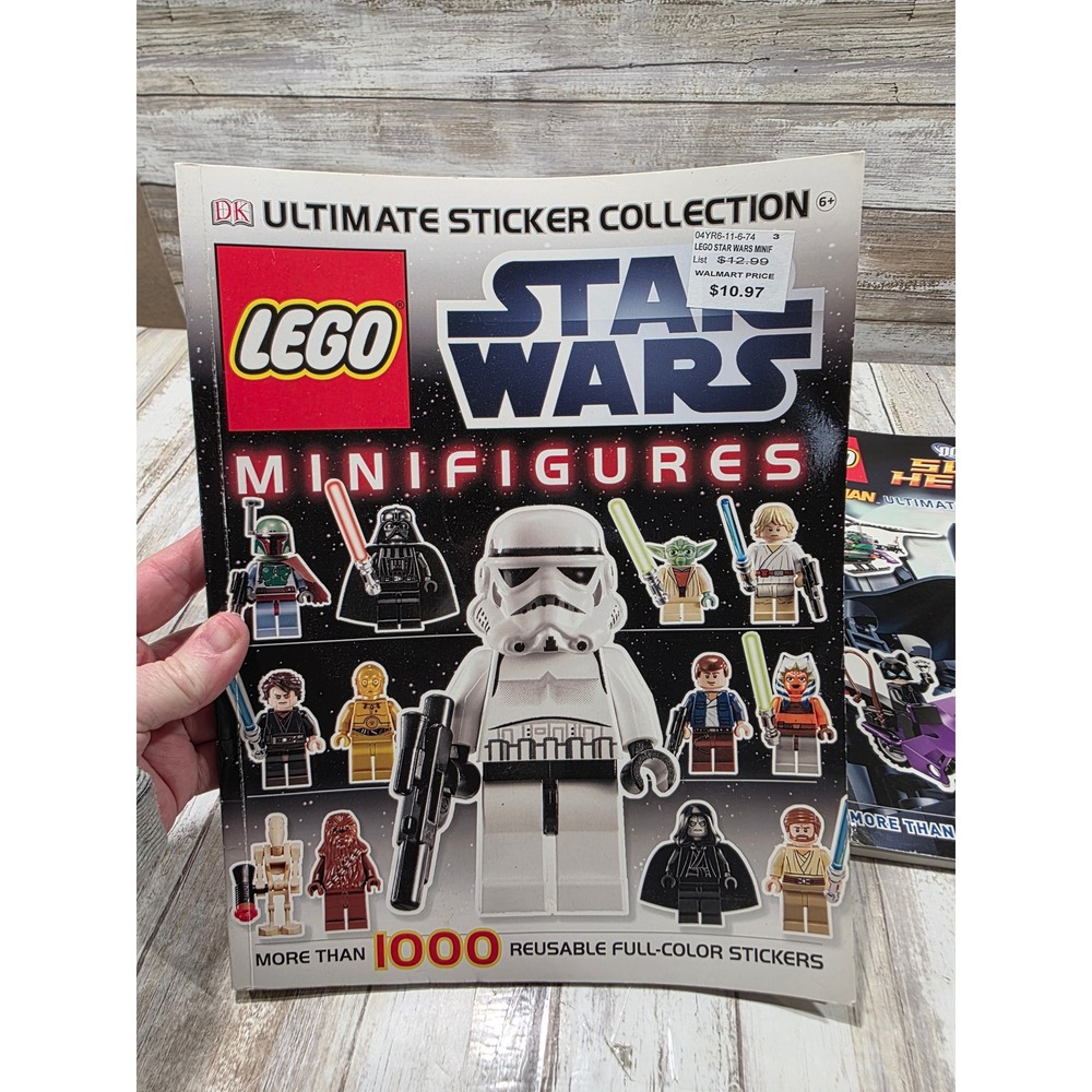 Lego Ultimate Sticker Collection Star Wars Minifigures Batman DC Universe 2 Book - Picture 3 of 4